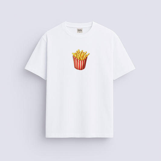 Minimal baskılı regular tişört
