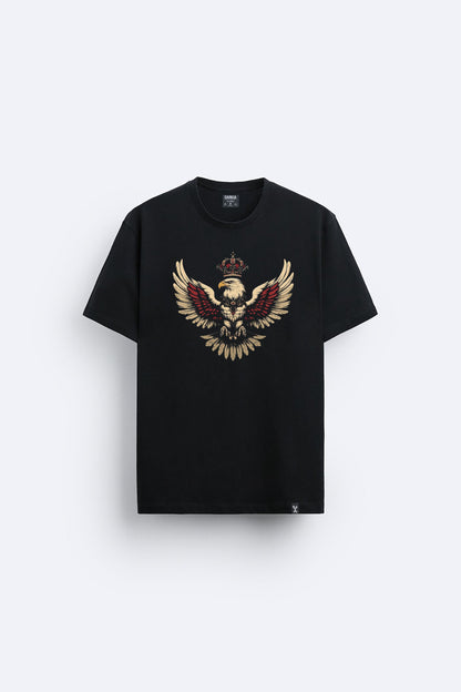 Kartal baskılı regular tişört