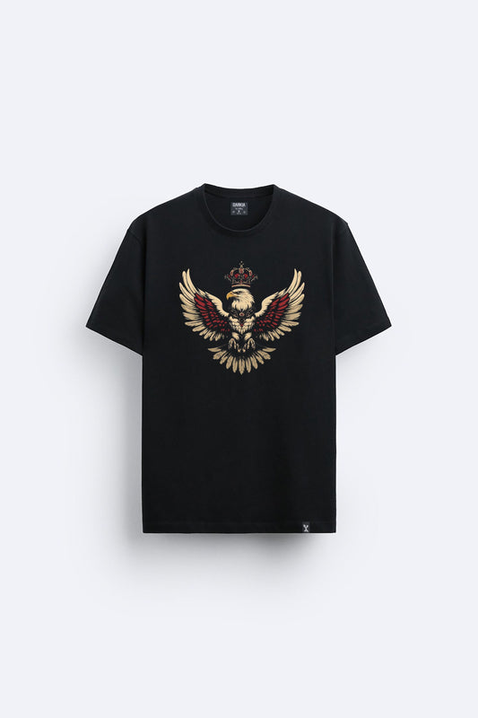 Kartal baskılı regular tişört