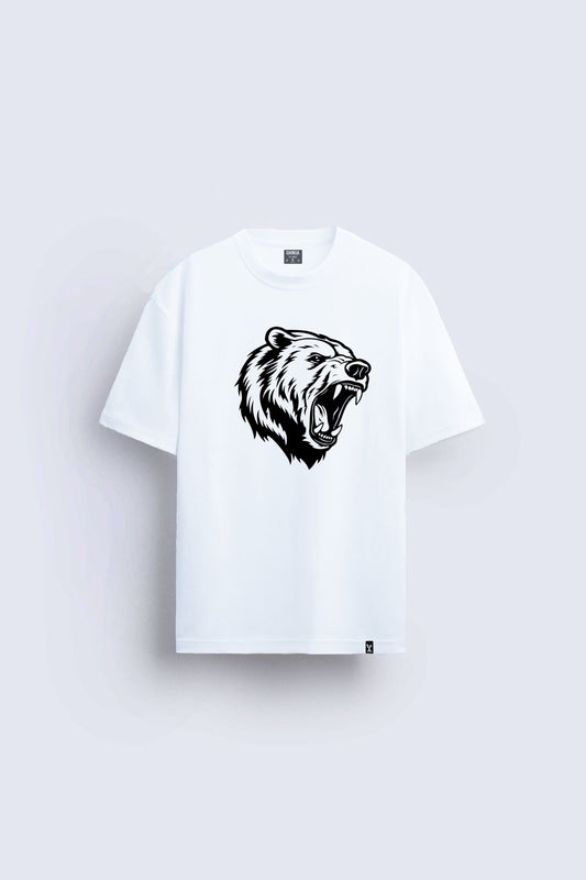 Ayı baskılı regular tişört