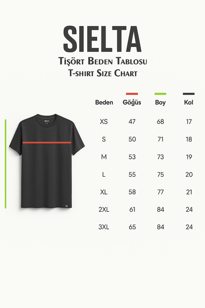 Türk Bozkurt  Baskılı Bisiklet Yaka Lacivert Tişört