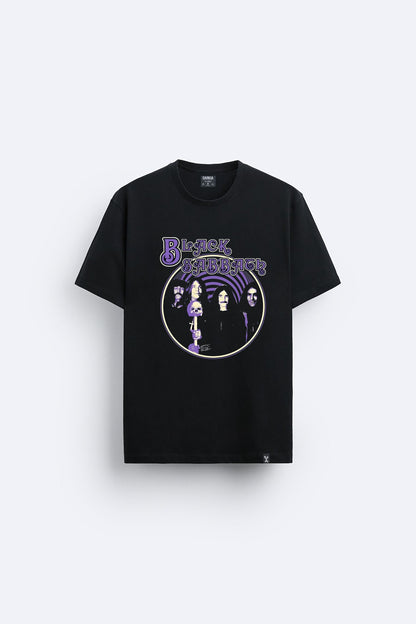 Black Sabbath baskılı regular tişört