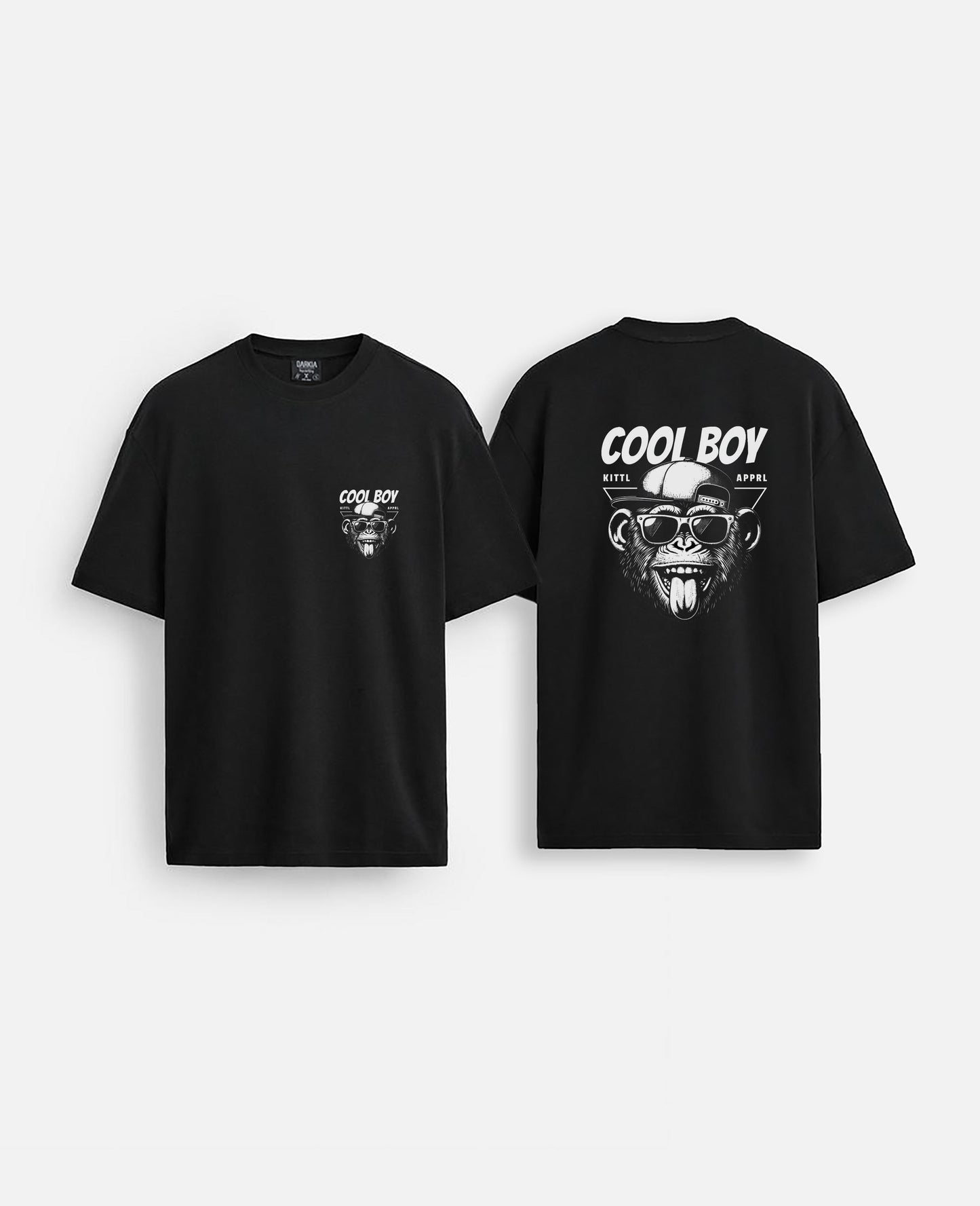 Cool boy baskılı oversize tişört