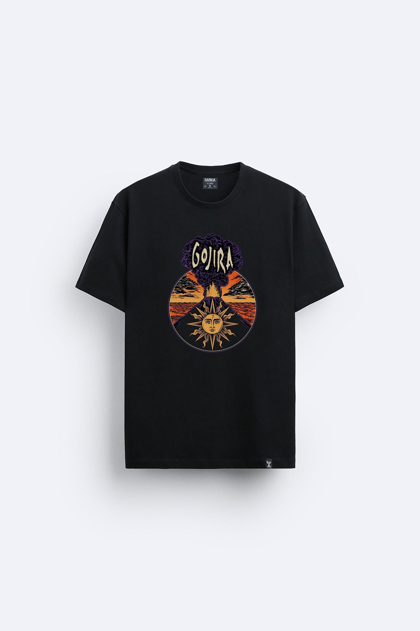 Gojira baskılı regular tişört