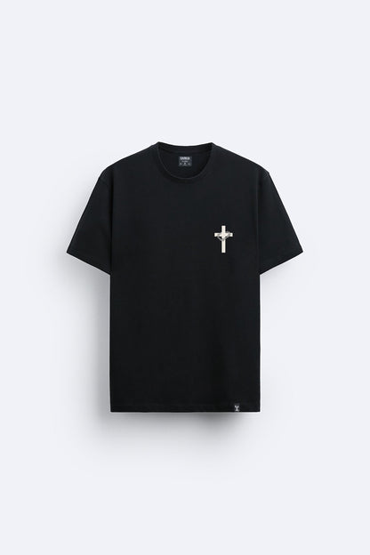 Hac işareti baskılı regular tişört