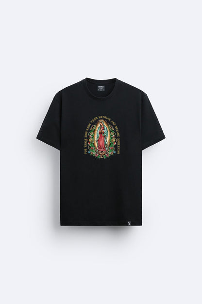 Hac işareti baskılı regular tişört