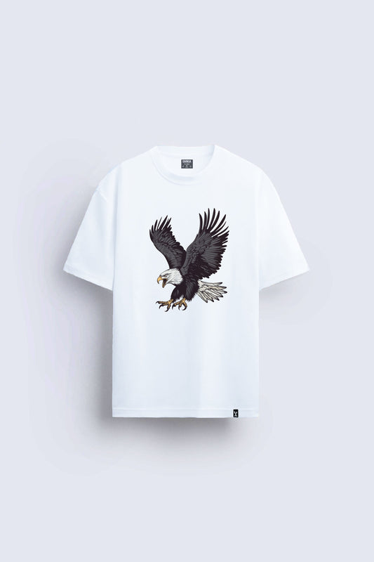Kartal baskılı regular tişört