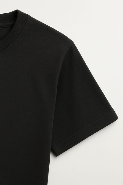 Türk Bozkurt Azerbaycan Bayrağı Baskılı Bisiklet Yaka Siyah  Tişört