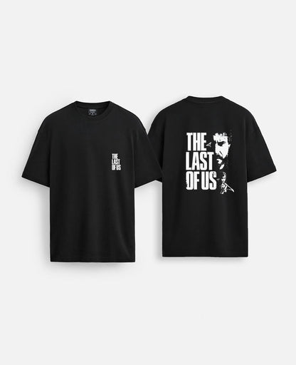 Last of us baskılı oversize tişört