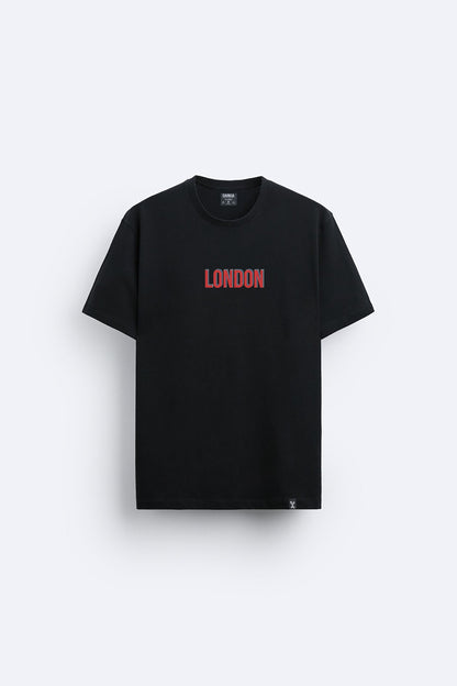 London baskılı regular tişört