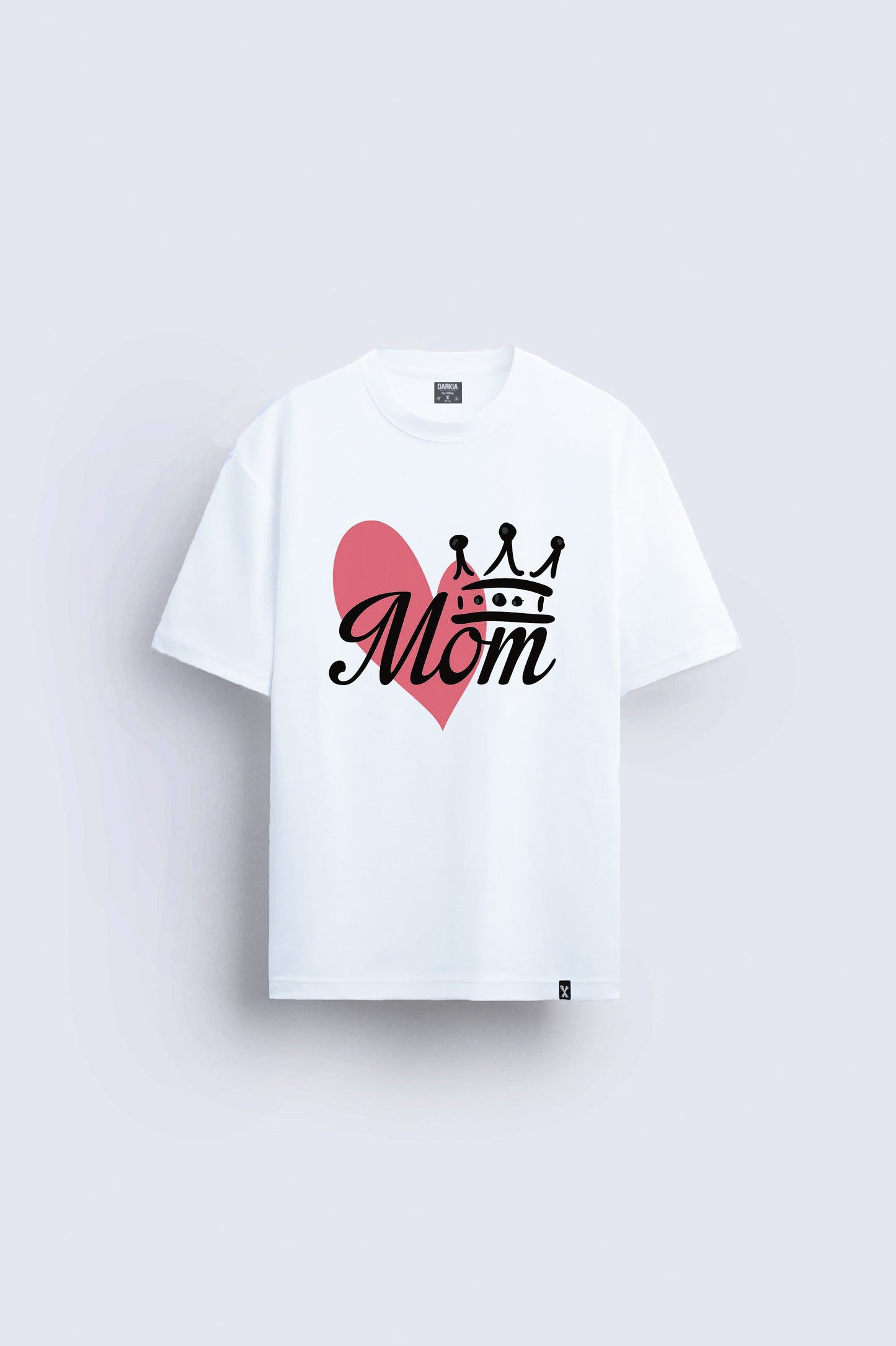 Anneler Günü Hediye Tişörtü – MOTHER MAMA MOM  Baskılı Oversize Tişört