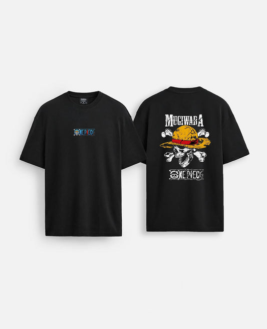 One piece baskılı oversize tişört