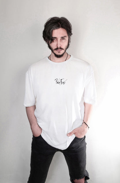 Pink floyd baskılı oversize tişört