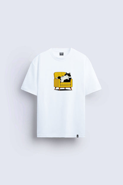 Minimal baskılı regular tişört