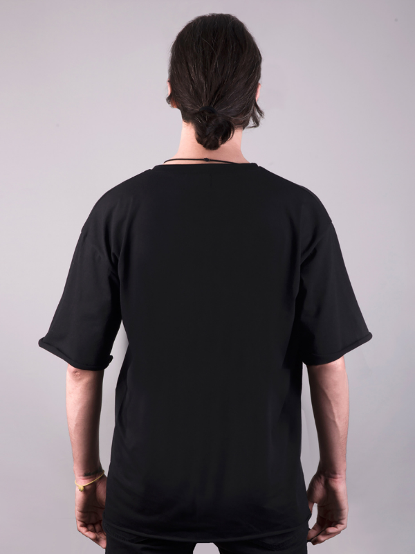 slipknot baskılı oversize tişört